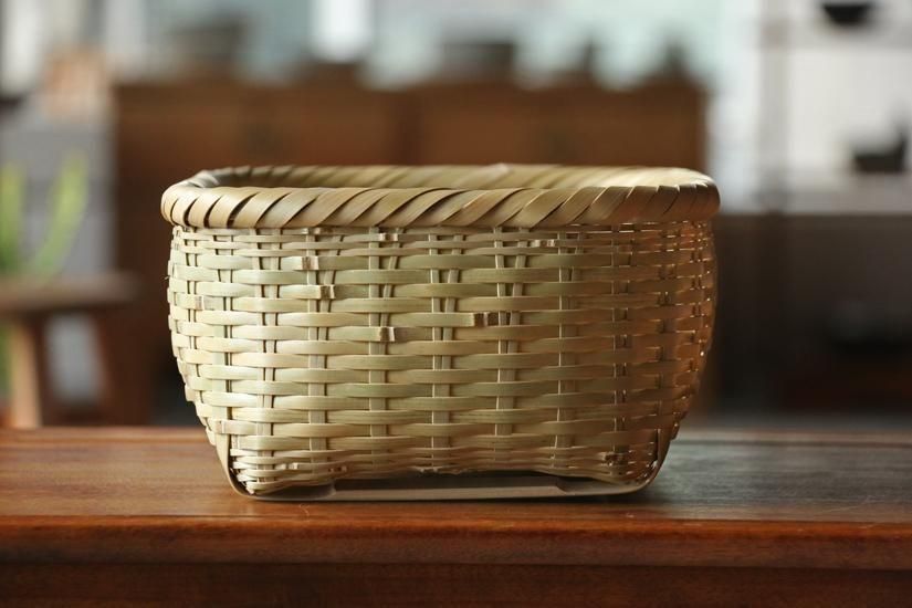 高知県 安澤れみ 四つ目底 茶碗かご 小