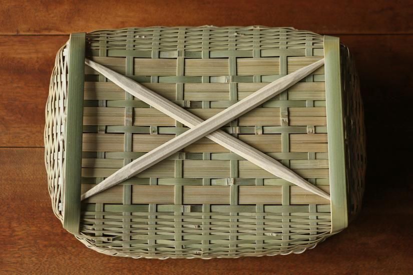 mooshuleek -ムーシュリーク-四角整理籠 小 (高知の竹細工・安澤