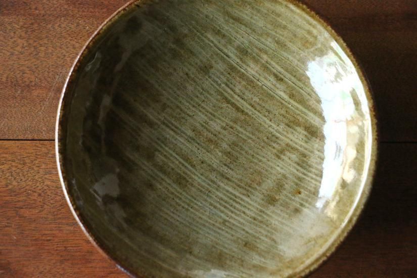 まゆみ窯　透明釉象嵌　7寸皿5枚セット まゆみ窯 透明釉象嵌 7寸皿5枚セット まゆみ窯の器の