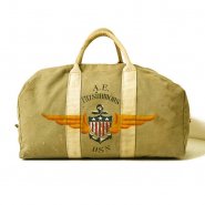 U.S.N AVIATOR KIT CANVAS BAG With HAND PAINTED