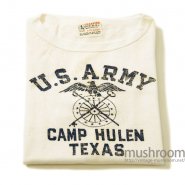 CHAMPION U.S.ARMY T-SHIRT With UNUSUAL MATERIAL
