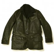 J.C.PENNEY SINGLE BREASTED HORSEHIDE CAR COATMINT