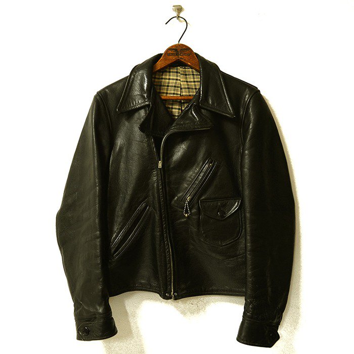 Block Bilt Horsehide Leather Sports Jacket - 古着屋 ｜ mushroom