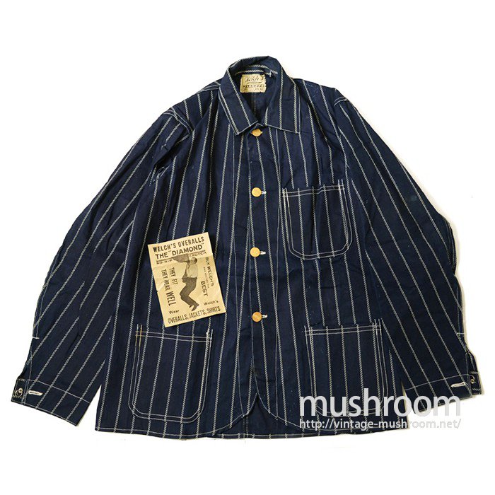 Welch's ROPE STRIPE COVERALL（ DEADSTOCK ）