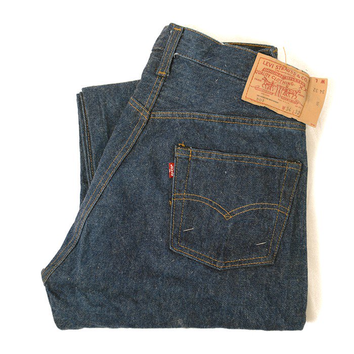 LEVIS 501 RED LINE JEANS（ ONE-WASHED ）