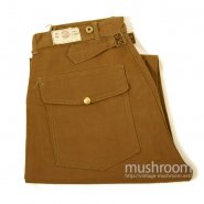 ROSE CITY BROWN DUCK WORK TROUSER With BUCKLE BACK（ DEADSTOCK ）