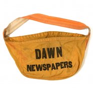 OLD NEWSPAPER CANVAS BAG
