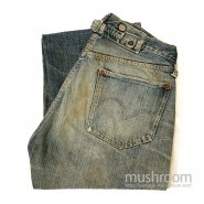 LEVIS 501XX JEANS WITH BUCKLEBACK 1922's 