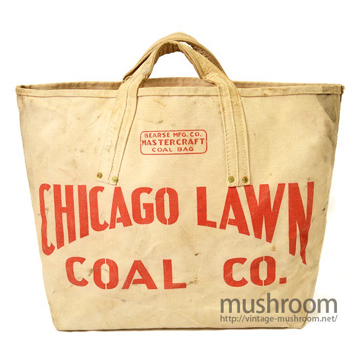 CHICAGO LAWN CANVAS COAL BAG - 古着屋 ｜ mushroom(マッシュルーム