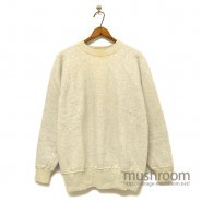 PENNEY'S PLAIN SWEAT SHIRT ONE-WASHED/MINT  