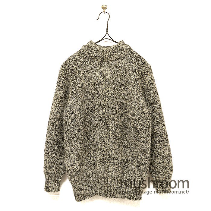 PETER STORM BLACK AND NATURAL MIXED SWEATER