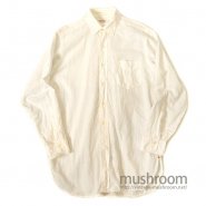MILLER BY HATHAWAY OXFORD WHITE COTTON SHIRT