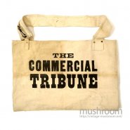 OLD NEWSPAPER CANVAS BAG ONE-WASHED 