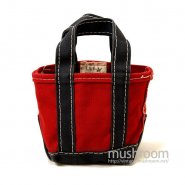 L.L.BEAN TWO-TONE CANVAS TOTE BAG（ RED AND NAVY  ）