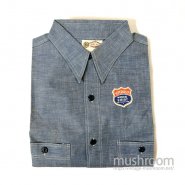 IDEAL CHAMBRAY WORK SHIRT DEADSTOCK 