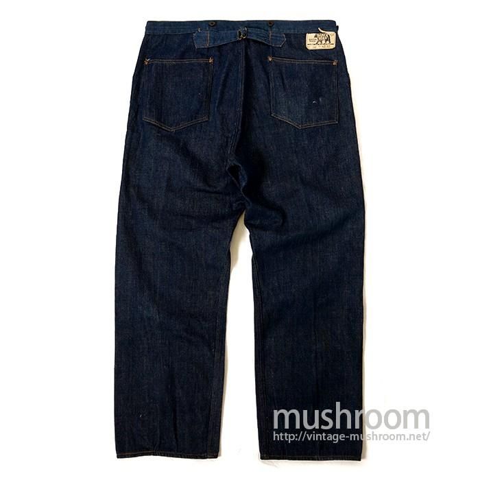 BLACK BEAR BRAND DENIM WAIST-OVERALLS（ MINT ） - 古着 