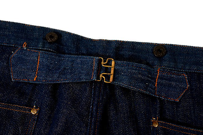 BLACK BEAR BRAND DENIM WAIST-OVERALLS（ MINT ） - 古着屋