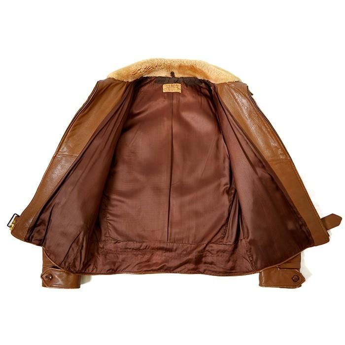 Top Notch トップノッチ　ブラウンレザーコート フード付き　ヴィンテージ TOP-NOTCH GRIZZLY SPORTS JACKET - 古着屋 ｜ mushroom