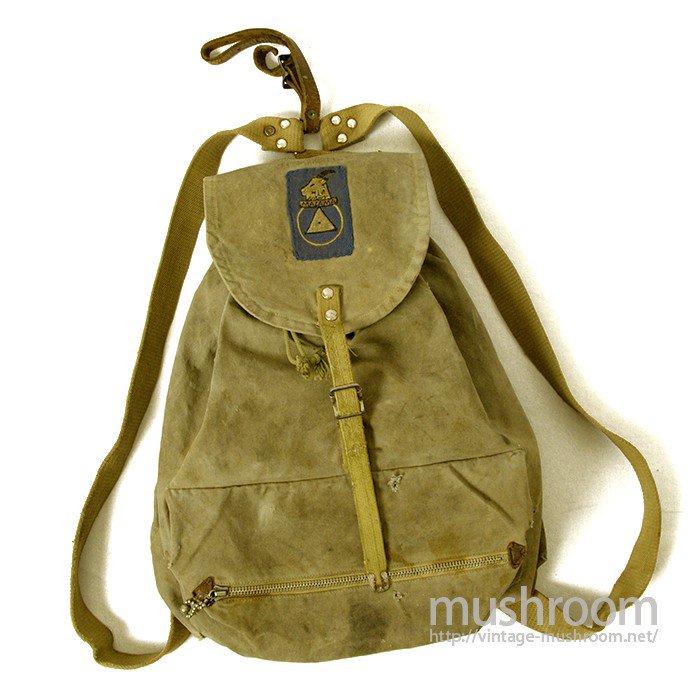 THE BY EASTER CANVAS RUCKSACK WITH TALON'S BALL-CHAIN ZIPPER