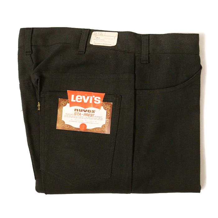 LEVI'S BIGE STA-PREST TAPERED PANTS（ W34/DEADSTOCK ）