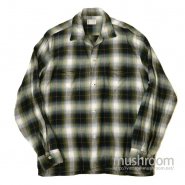 PENNEY'S TOWNCRAFT PLAID RAYON SHIRT