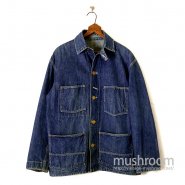 OLD RAILROAD DENIM COVERALL WITH CHINSTRAP