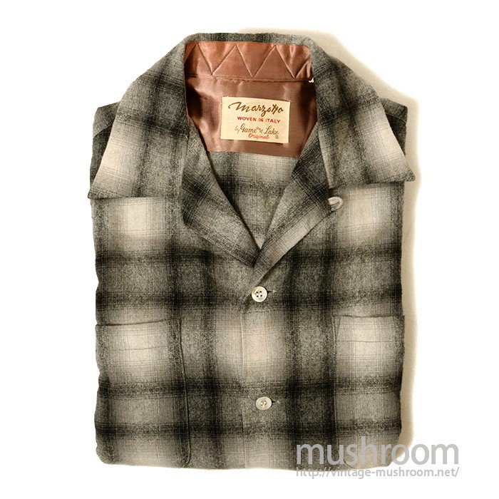 GAME AND LAKE PLAID BOX WOOL SHIRT（ DEADSTOCK ） - 古着屋