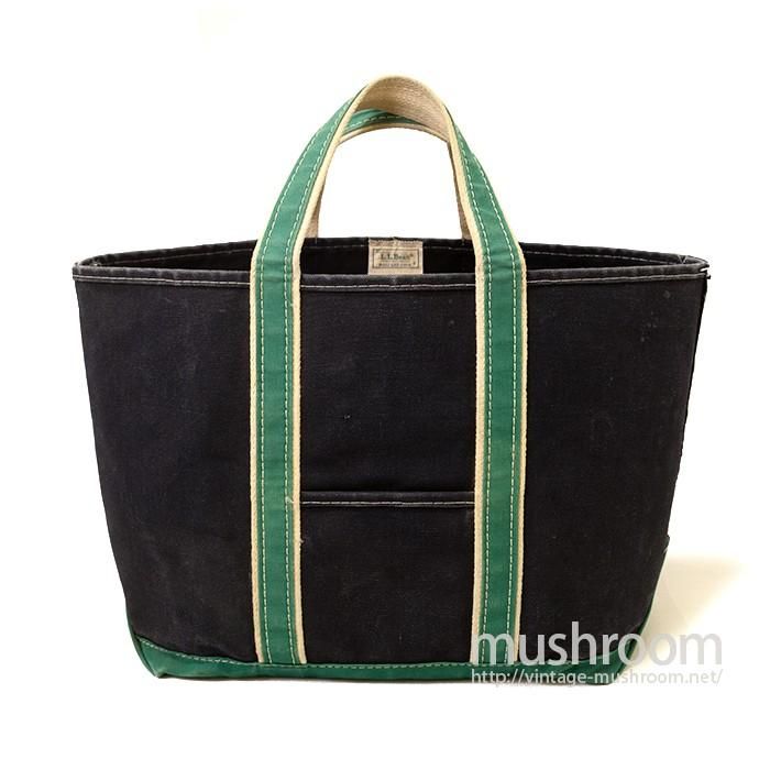 L.L.BEAN DELUXE TOTE BAG（ NAVY/GREEN ） - 古着屋 ｜ mushroom