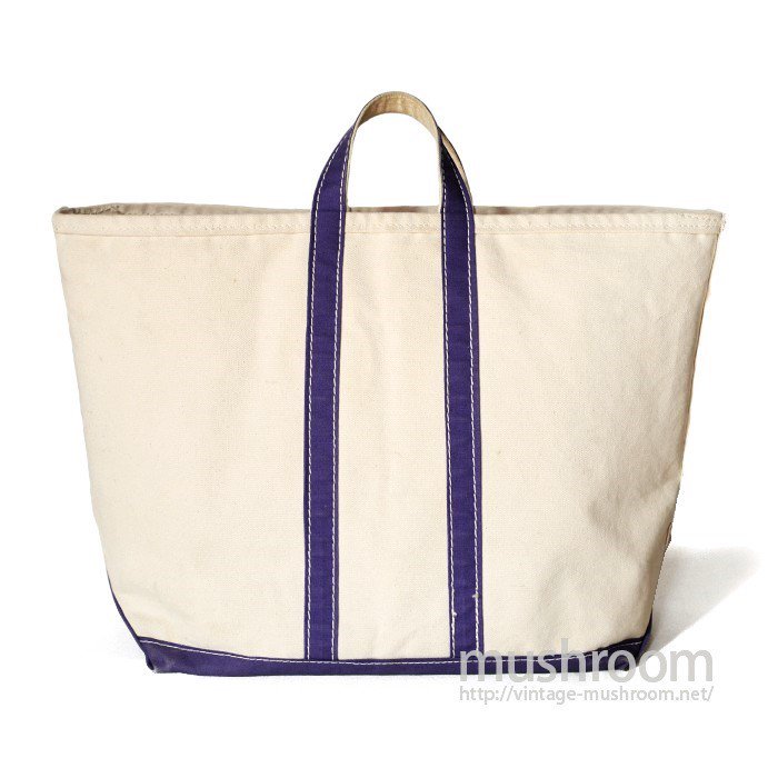 OLD CANVAS TOTE BAG（ NATURAL AND PURPLE）