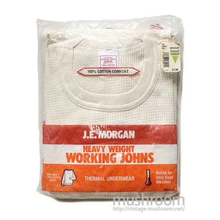 J.E.MORGAN THERMAL UNDERWEAR DEADSTOCK mushroom