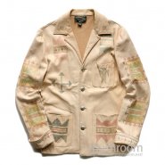 RALPH LAUREN  COUNTRY HAND-PAINT LEATHER JACKET
