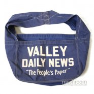 VALLEY DAILY NEWS CANVAS SHOULDER BAG MINT 