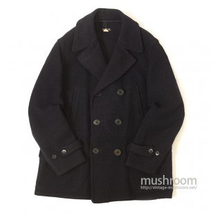 MONTGOMERY WARD DOUBLE BREASTED WOOL COAT