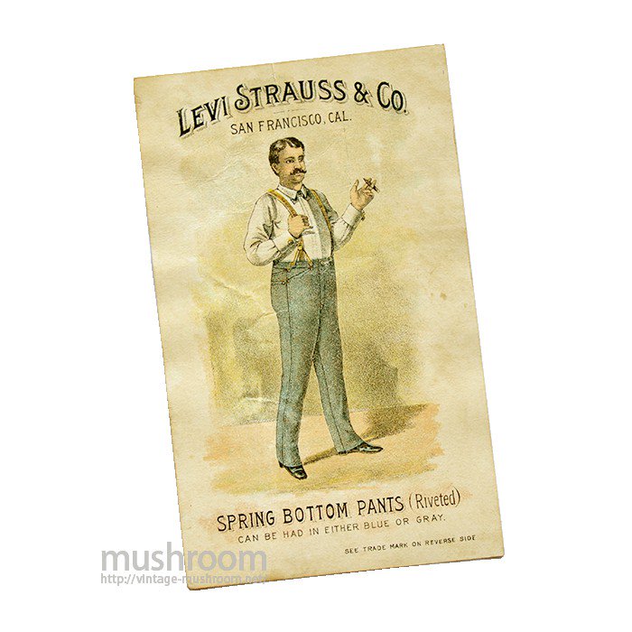 LEVI'S ADVERTISING POST CARD