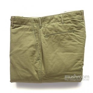 U.S.ARMY CHINO TROUSER WITH BLANKET（ W34/L31/MINT ）