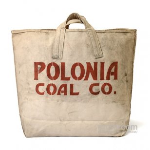 POLONIA COAL CO CANVAS CPAL BAG DEADSTOCK 