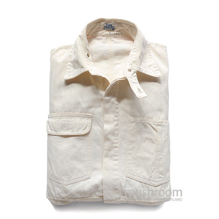 Lee UNION-ALLS WHITE HBT ALL IN ONE - 古着屋 ｜ mushroom