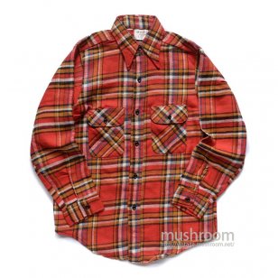 5BROTHER PLAID FLANNEL SHIRT（ DEADSTOCK ）