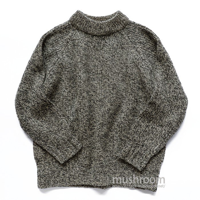 PETER STORM BLACK AND NATURAL MIXED SWEATER