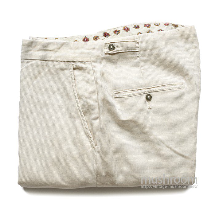 LEVI'S IVORY COLOR TAPERED TROUSERS