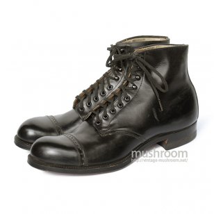 WW1 U.S.NAVY LEATHER BOOTS 8C/DEADSTOCK 