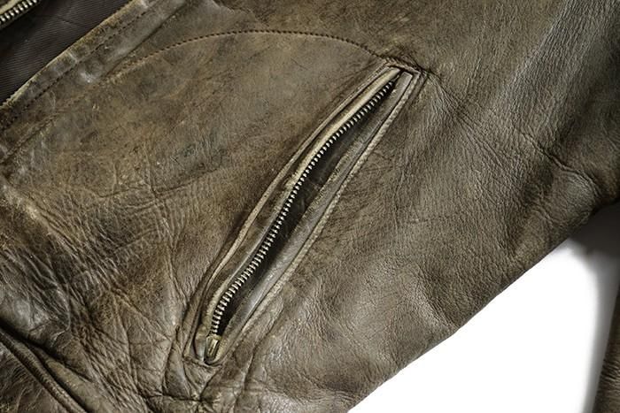 40s～50s Vintage STARGLOVEスターグローブレザージャケット STAR GLOVE HIGHWAY PATROL LEATHER JACKET - 古着屋