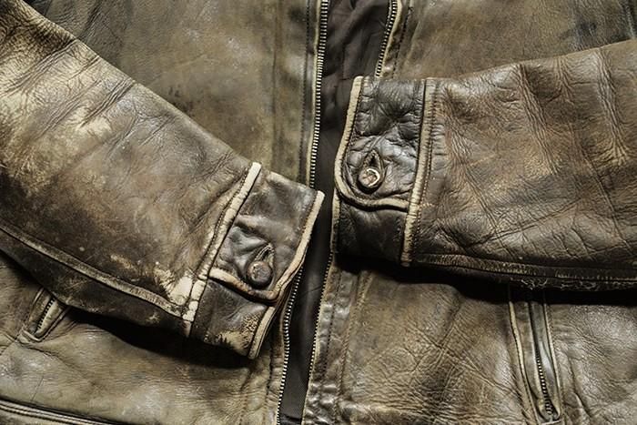 STAR GLOVE SINGLE-BREASTED LEATHER JACKET - 古着屋