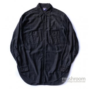 BOSS OF THE ROAD BLACK COTTON WORK SHIRT