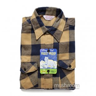 FROST PROOF PLAID FLANNEL SHIRT（ L/DEADSTOCK ） 