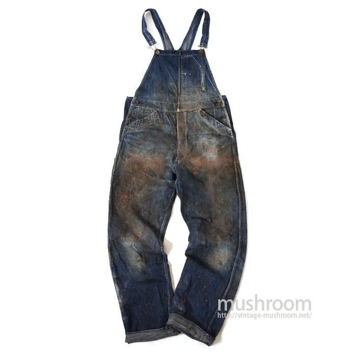 SWEET-ORR DENIM OVERALLS WITH UNUSUAL POCKET - 古着屋 ｜ mushroom 