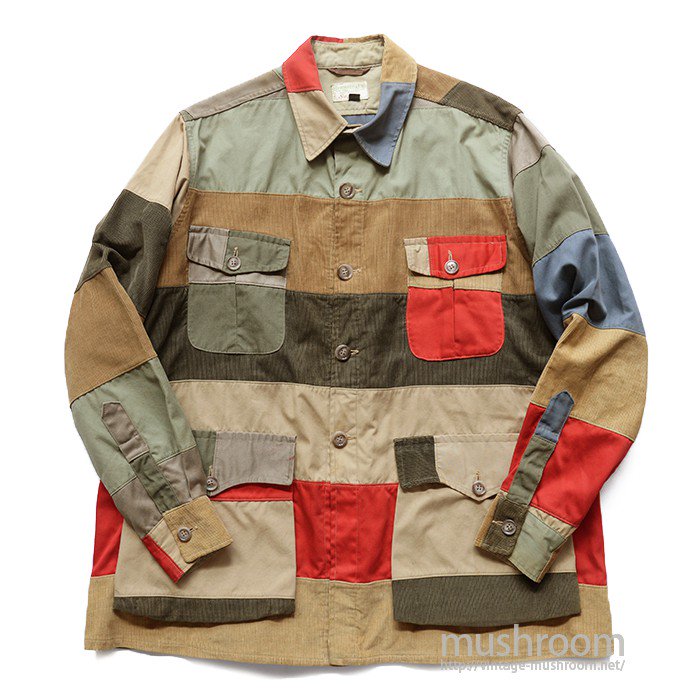 ABERCROMBIE&FITCH PATCHWORK HUNTING JACKET（ 42/MINT ） - 古着屋