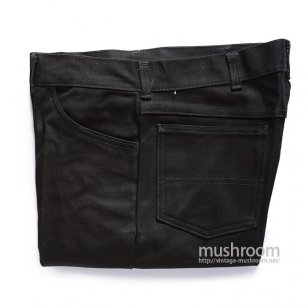 JCP FOREMOST BLACK COTTON TAPERED PANTS DEADSTOCK 