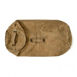 ABERCROMBIE&FITCH BROWN CANVAS DUFFLE BAG