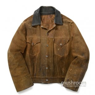LEVIS SHORTHORN SUEDE AND LEATHER JACKET